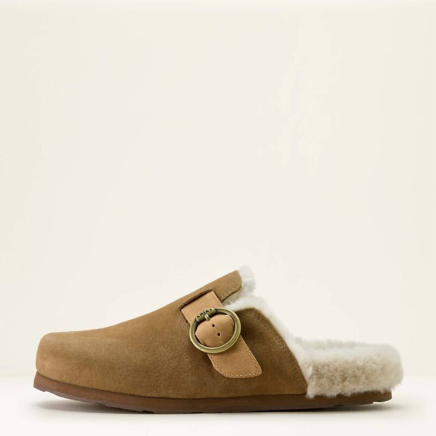 ARIAT Women's Country Sherpa Mule in ranch brown suede - women's shoe - view 6
