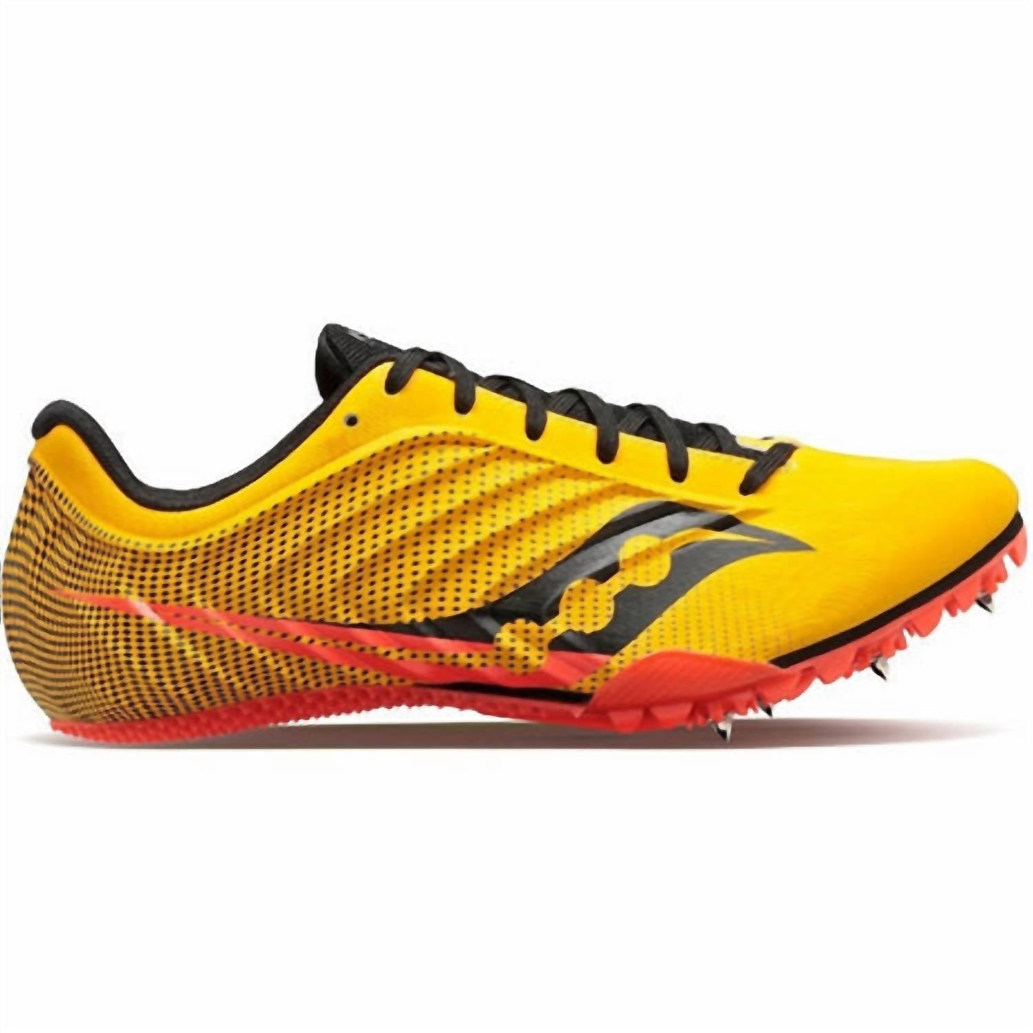 SAUCONY Women's Spitfire 5 Spike Shoe in vizigold vizired - women's shoe