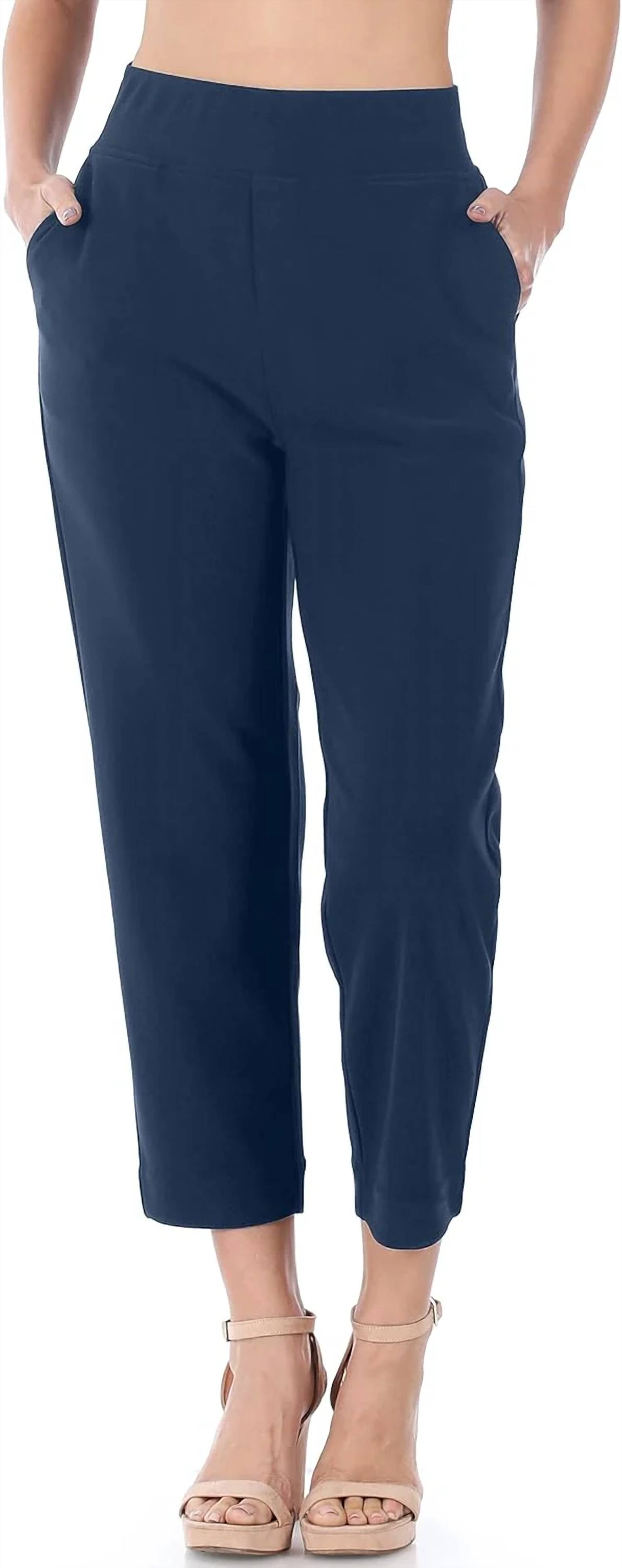 Zenana - Classic Pull On Ankle Pants