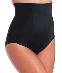 TC Fine Intimates Medium Control High-waist Brief in black - women's intimate - detail view