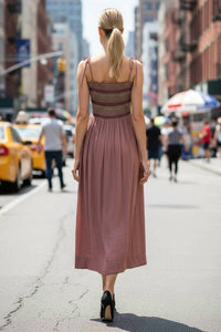 Vava - Multi-color Smocking Maxi Dress