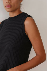 Donni. - Sweater Rib Shell Tank Top