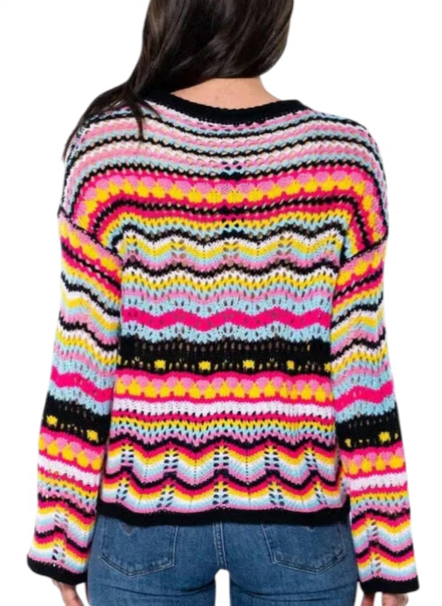Tolani - Lien Flared Sleeve Sweater