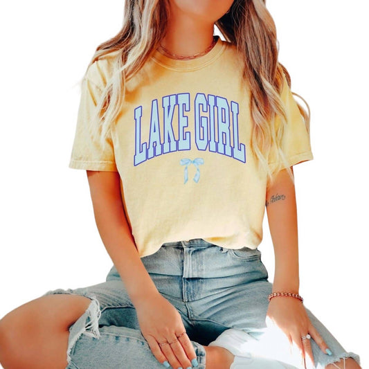 Limeberry Designs - LAKE GIRL GRAPHIC T-SHIRT