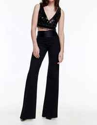 Smythe - Cumberbund Wide Leg Pants