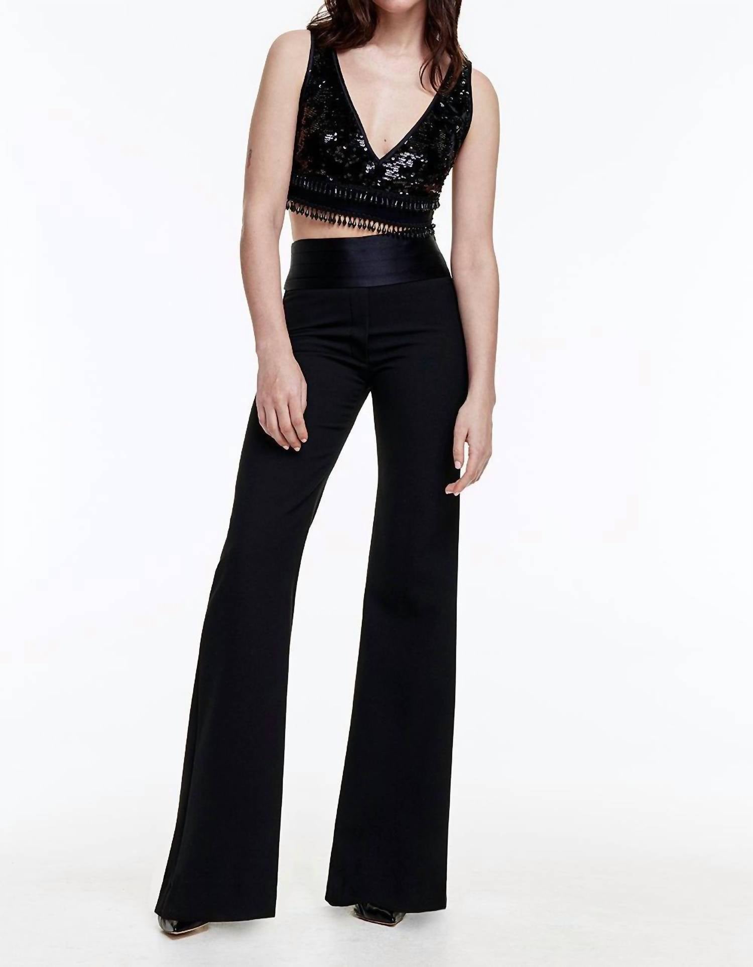Smythe - Cumberbund Wide Leg Pants