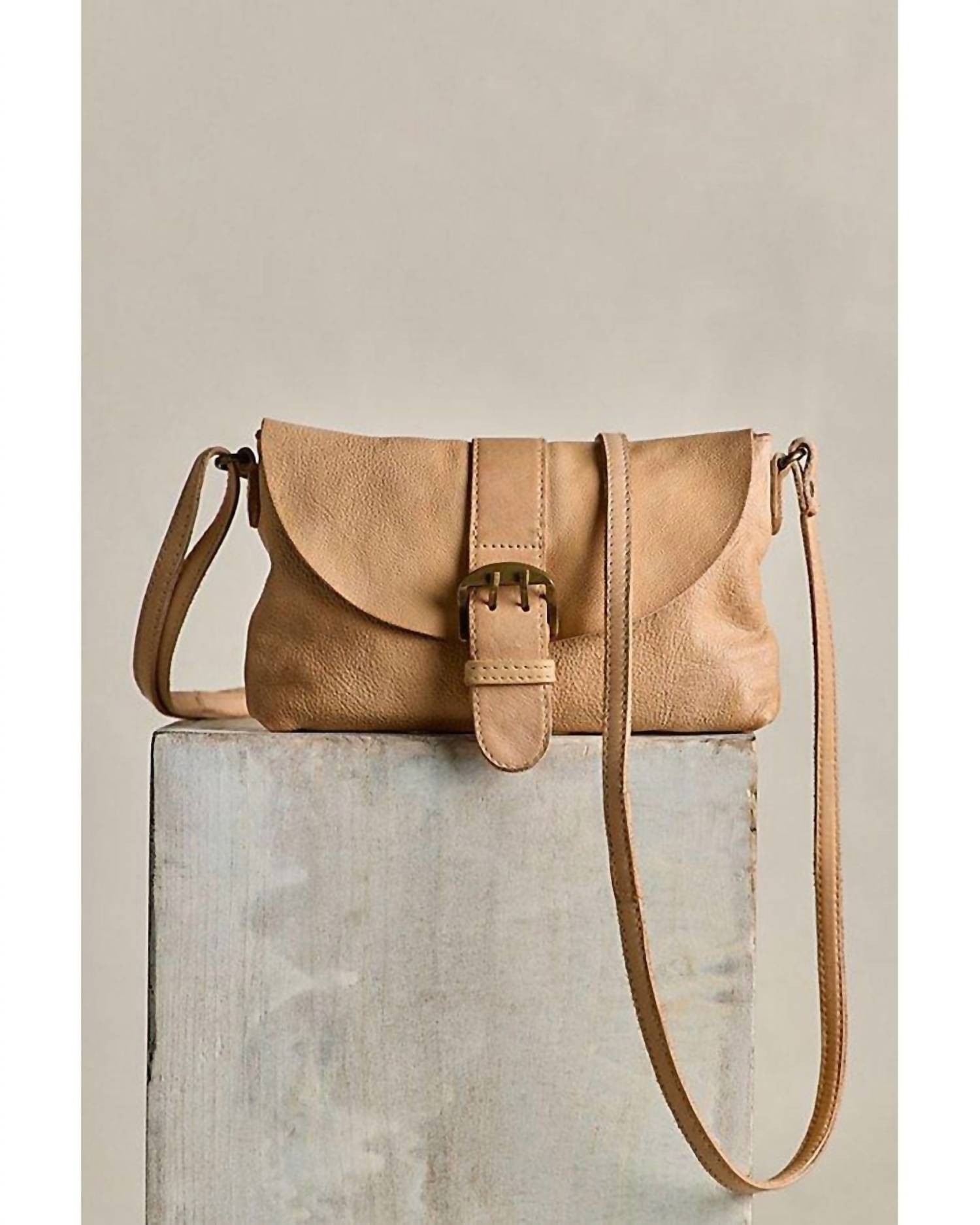 We The Free Women's Brando Buckle Crossbody Bag in tan - women's bag