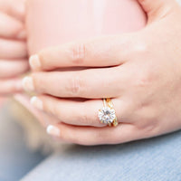 Starlette Women's Maria Stackable Ring in gold - women's jewelry - alternate view