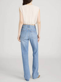Frame - Vertical Straight Leg Jeans
