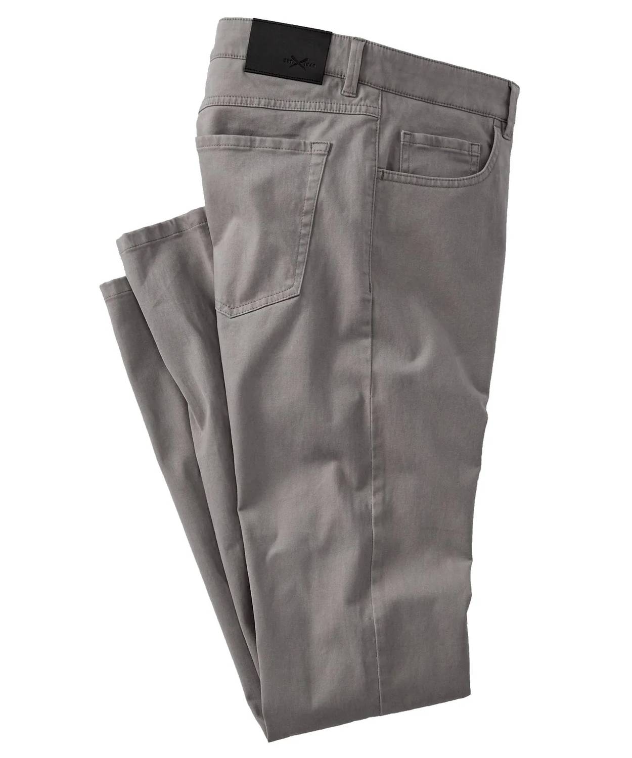 Ballin - Men's Cashmere Touch Pima Cotton Sateen Stretch 5-pocket Pants