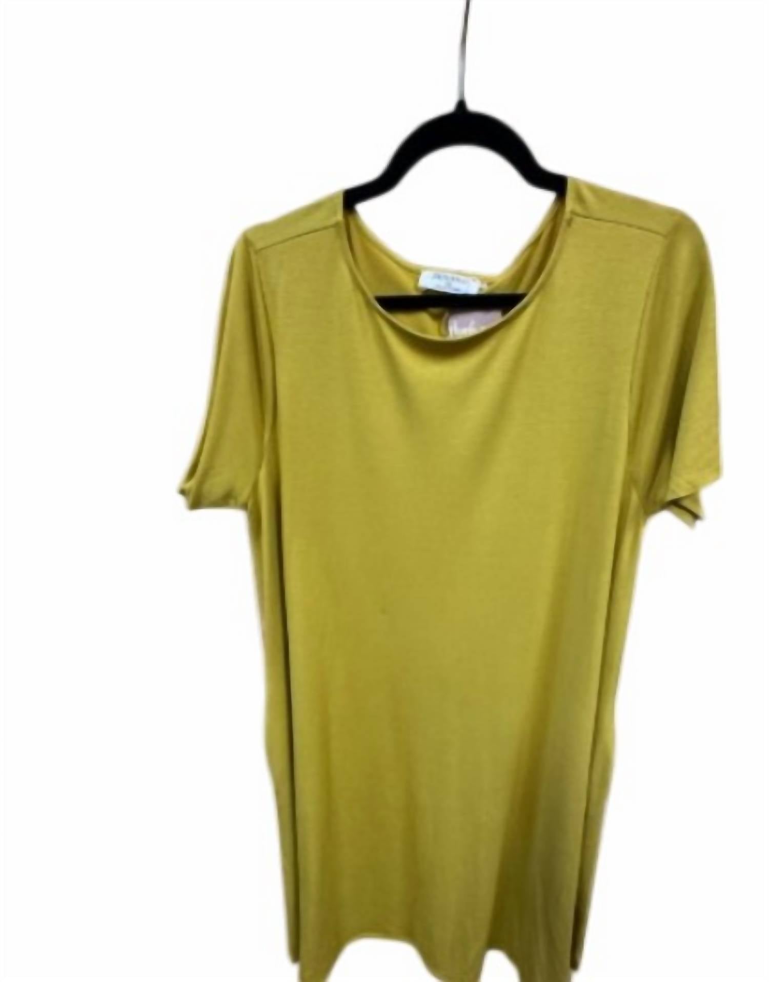 Zenana - Women's Short Tee Dress