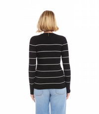 Karen Kane - Sayer Stripe Ribbed Sweater
