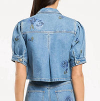 Cinq A Sept - Heatset Roses Halsie Top