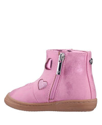 Nina Girls Mena Boots in pink metallic - kids' boots - detail view