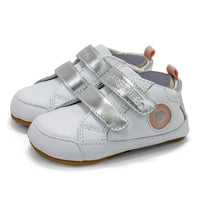 Oldsoles - Toddler's Badge Bub Casual Shoes With Double Hook And Loop Closure