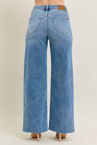 Judy Blue - Tucker Vintage Wash Wide Leg Jean