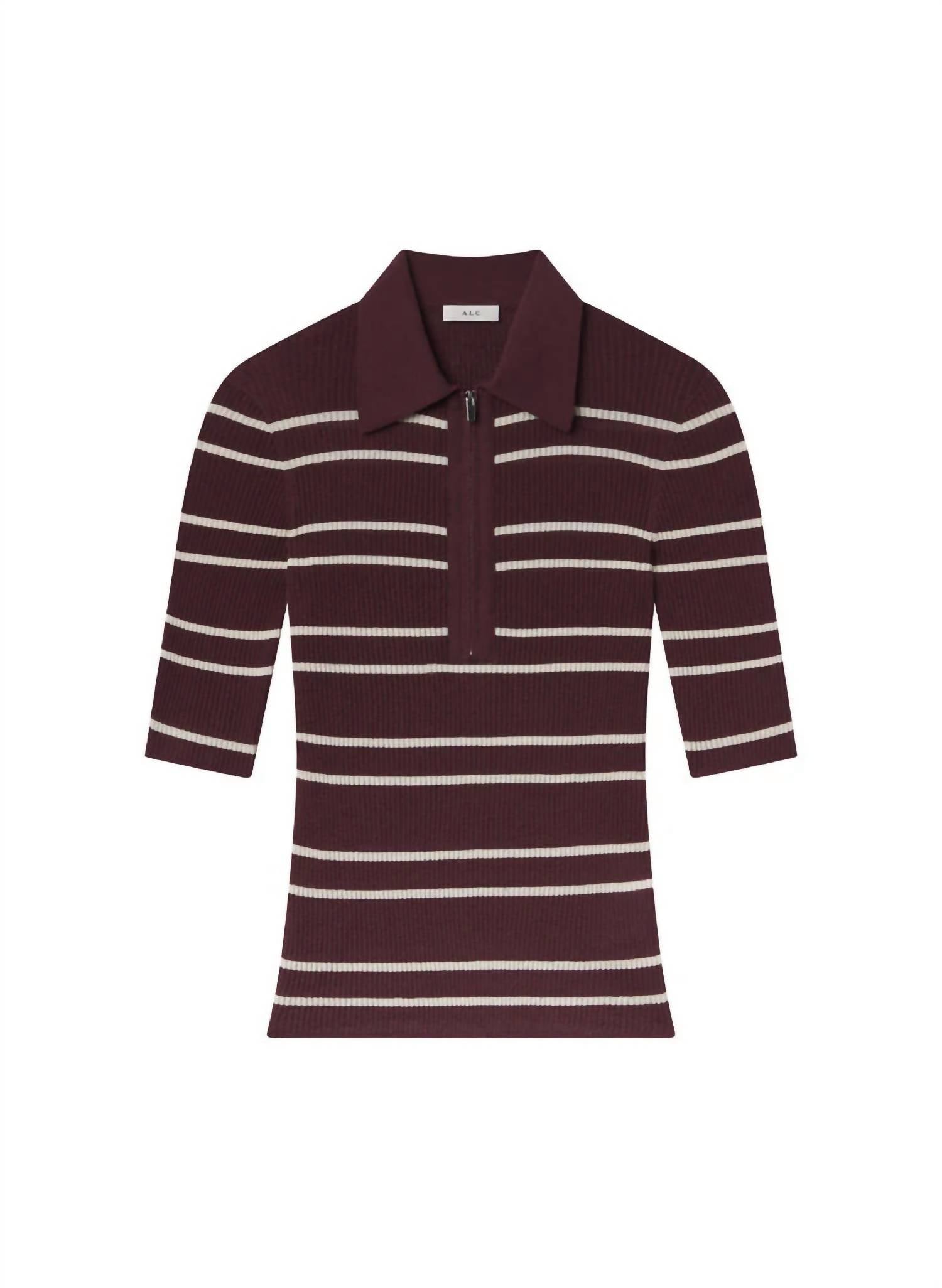 A.L.C. - Cooper Fine Cotton Ribbed Top