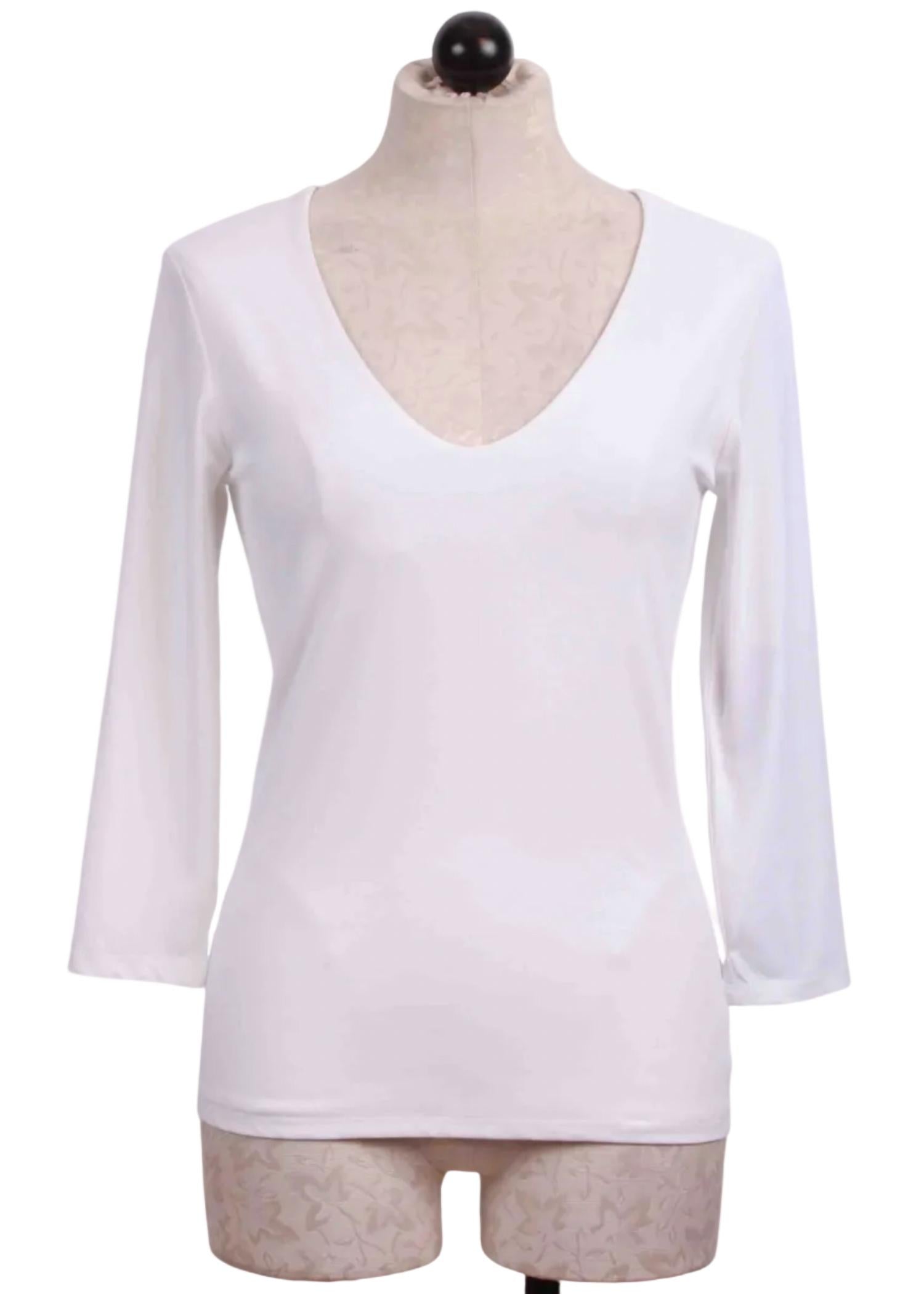 Only Hearts - Women's Delicious Quarter Sleeve V Neck Top