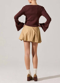 Astr - Nylah Bell Sleeve Cardigan