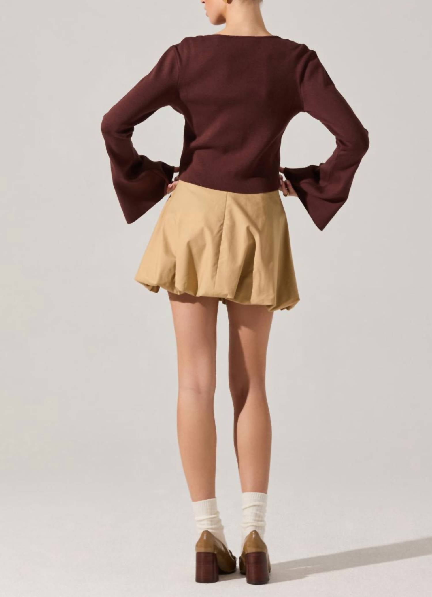 Astr - Nylah Bell Sleeve Cardigan