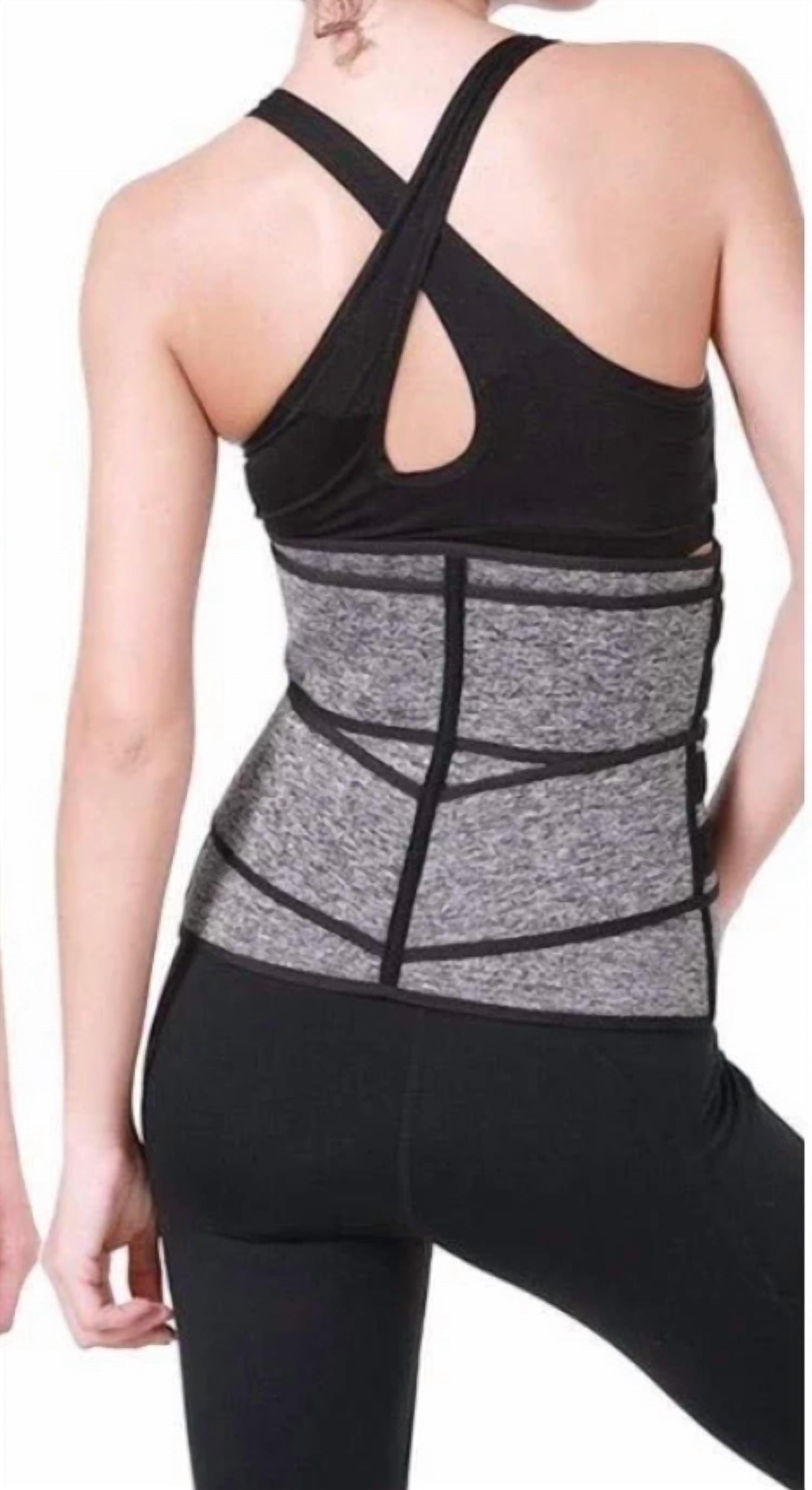 Shewin Women's Waist Clinching Trainer in grey - women's intimate - alternate view