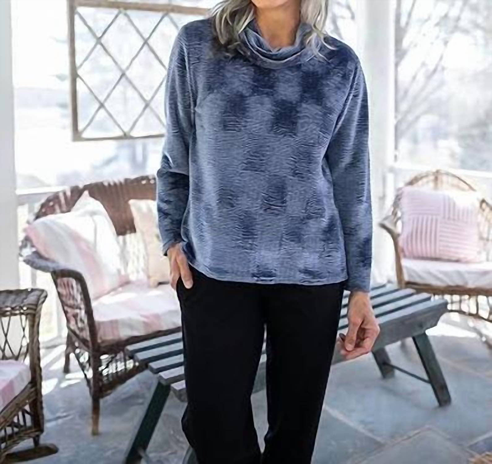 Habitat - Cowl Neck Wavy Top