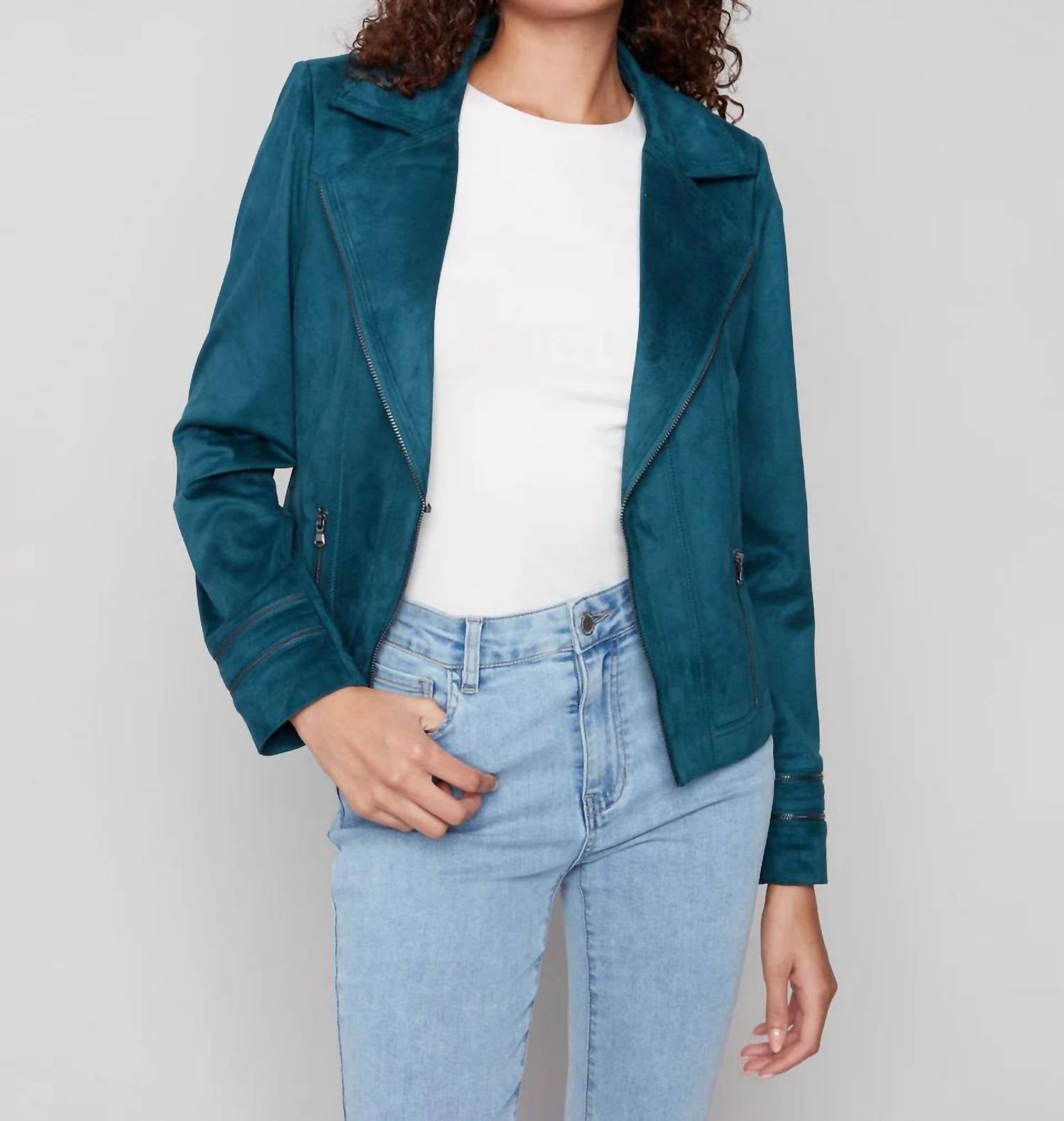 Charlie B - Vintage Faux Suede Jacket