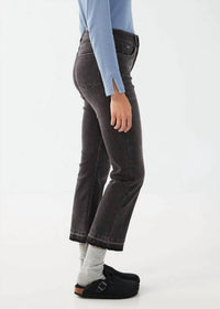 FDJ Olivia Boot Ankle Jeans in grey 1 - women's jeans - alternate view