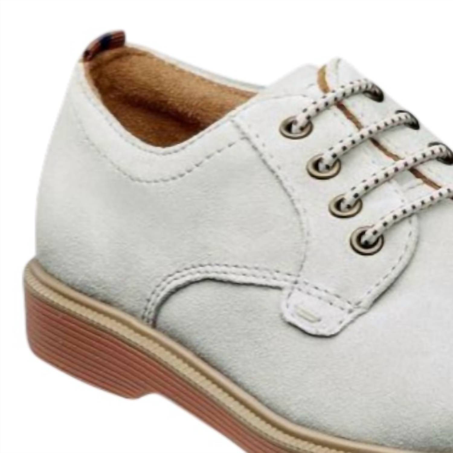 Florsheim - Junior Boys Supacush Suede Plain Toe Oxford Shoes