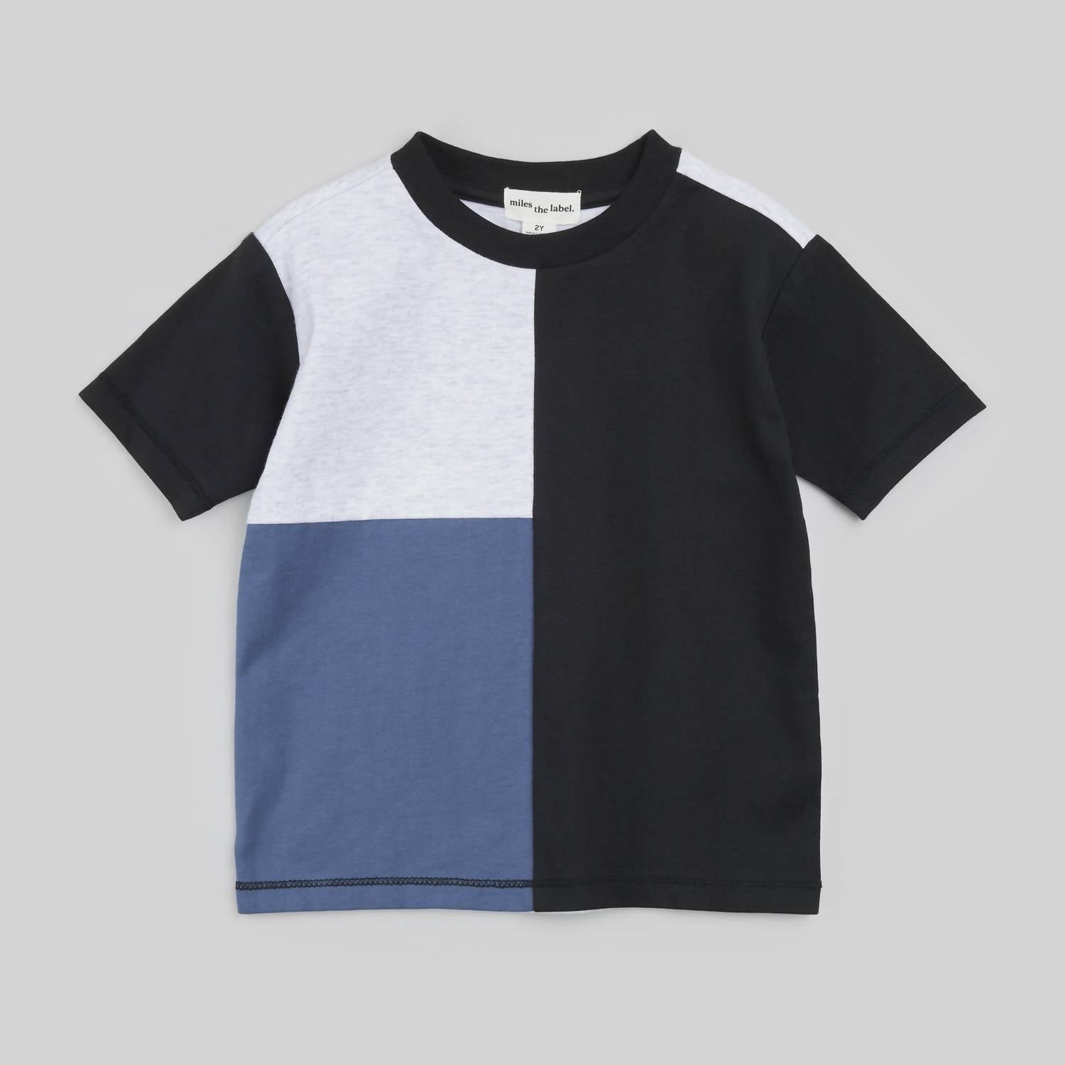 Miles The Label - Boy Colorblock Short Sleeve Top & Short Set