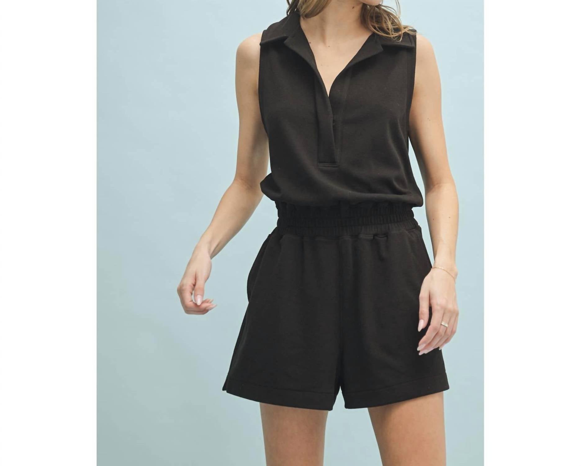 Wishlist - Women's Athlete Collared Romper