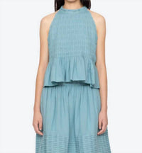 Sea - Pintuck Tank Top