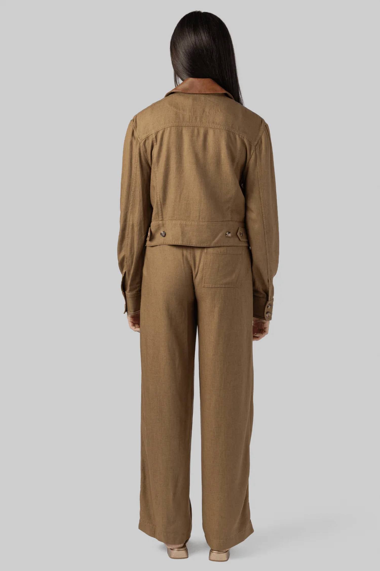 Simkhai - Derby Linen Cropped Utility Jacket