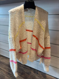Vintage Havana - Multi Stripe Cardigan