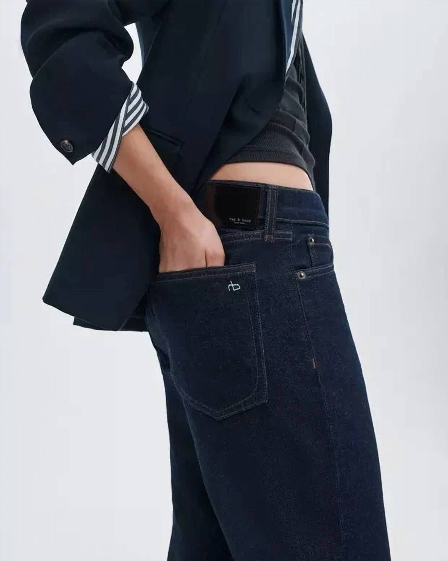 Rag & Bone - Saige Relaxed Straight Jeans