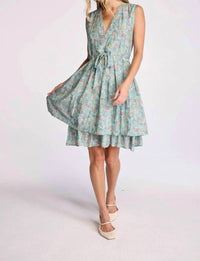 sundays Daphne Mini Dress in vintage floral - women's dress - alternate view