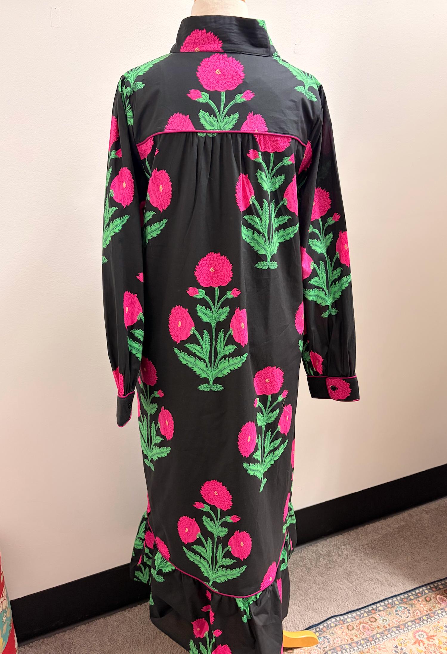 Jodifl - Floral Long Sleeve Midi Dress