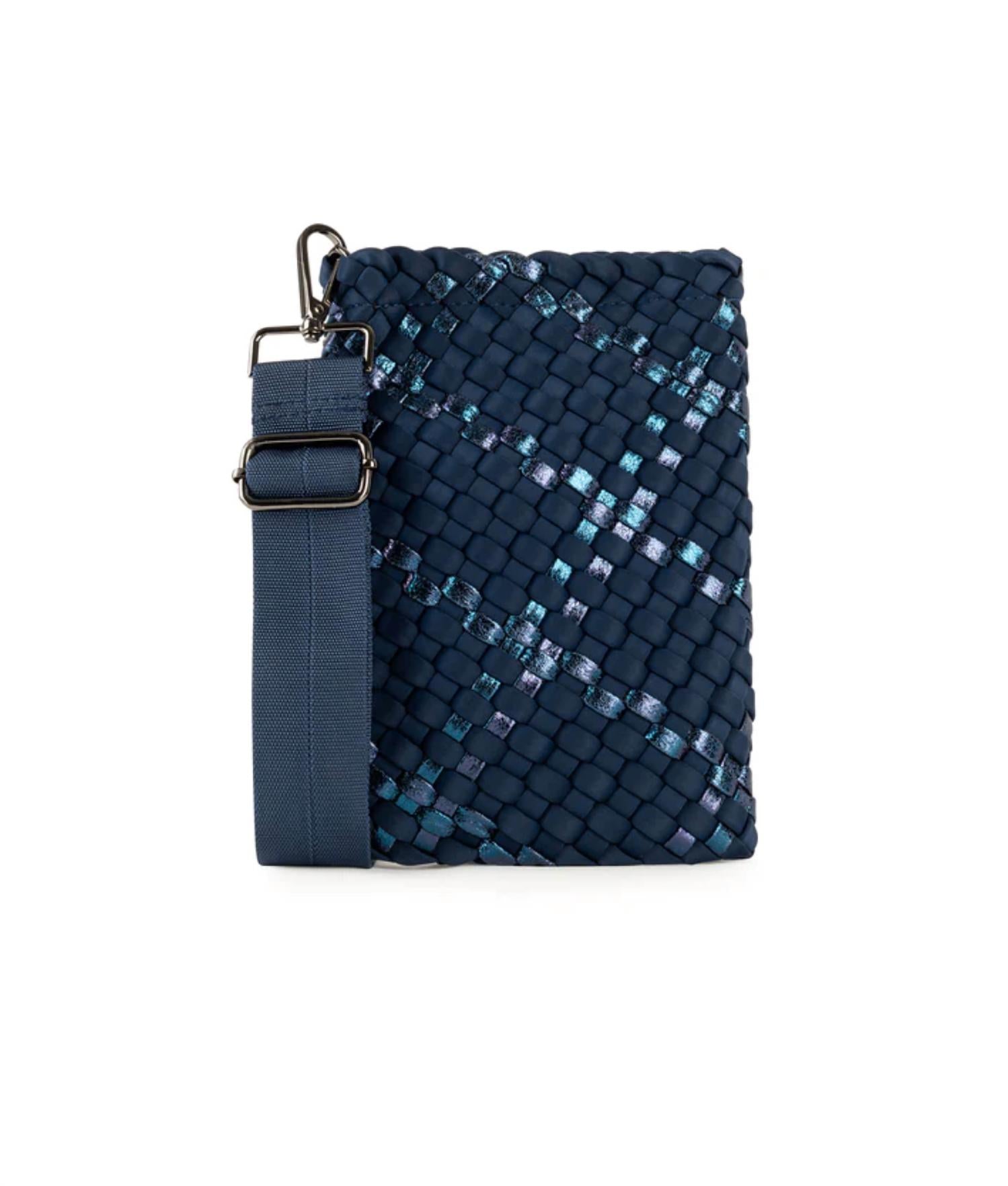 HAUTE SHORE Women's Shay Woven Phone Crossbody Bag in pacific - women's bag