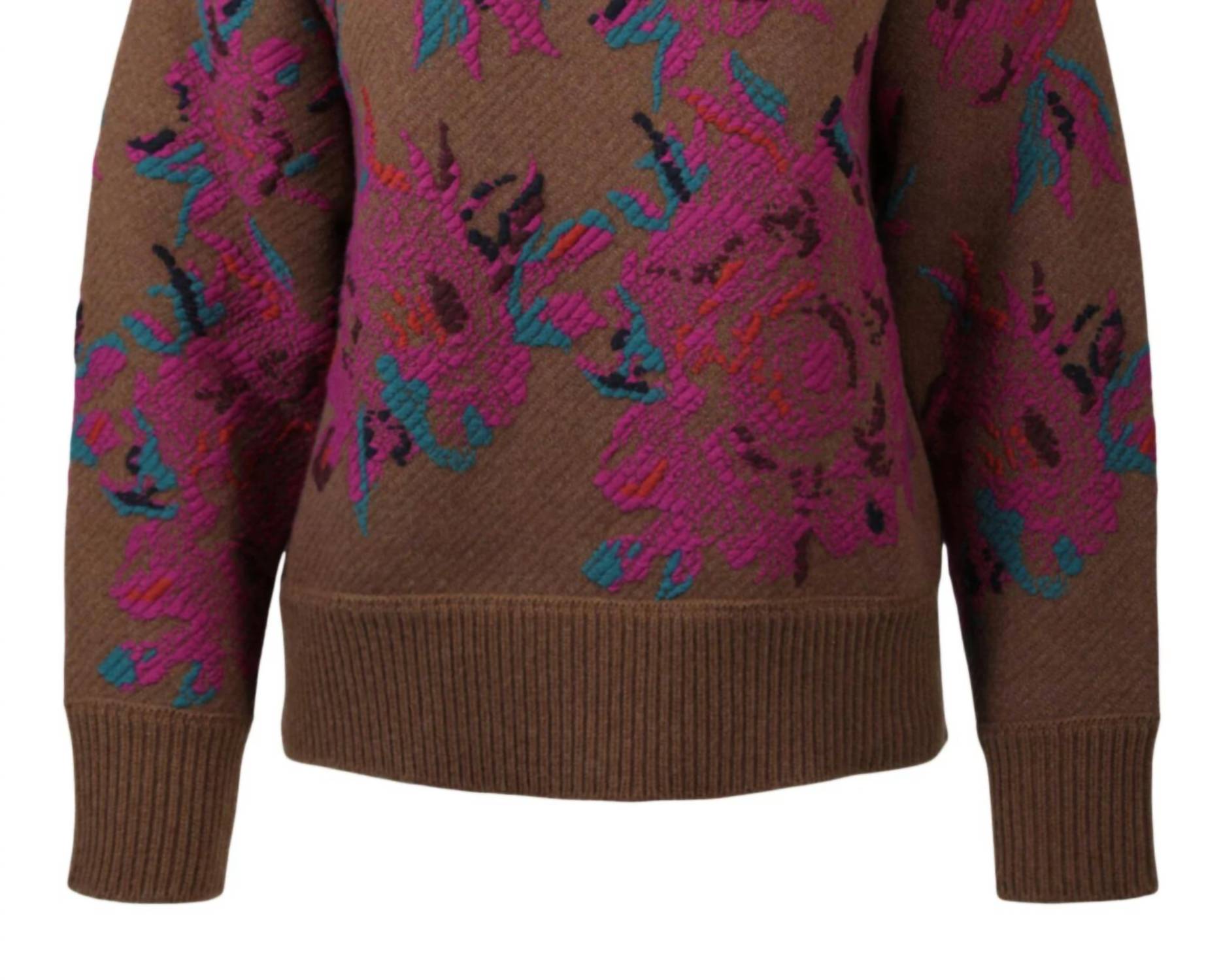 Salvatore Ferragamo - Women's Floral Wool Sweater