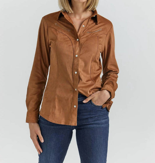 Wrangler - Suede Rodeo Snap Shirt