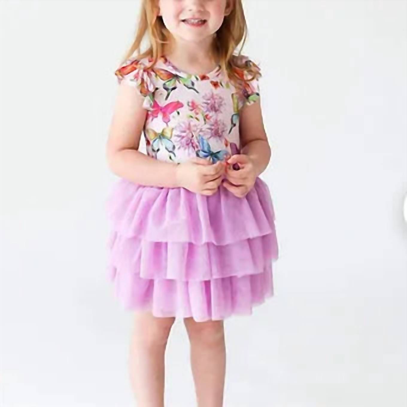 Posh Peanut - Girl's Butterfly Tulle Dress