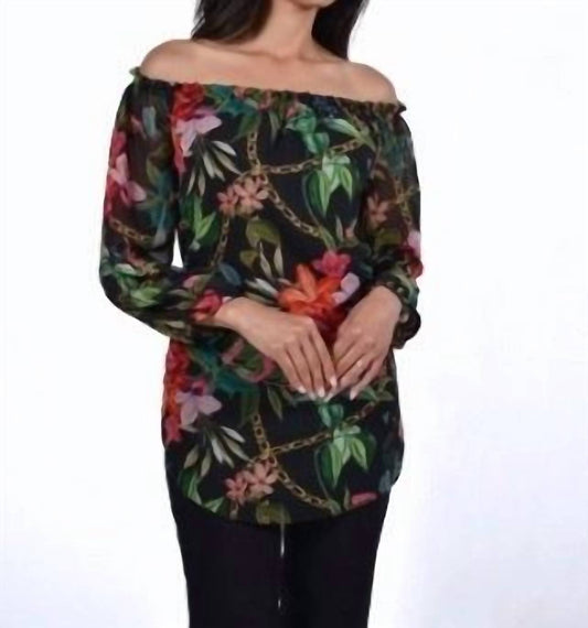 Frank Lyman - Floral off the shoulder top