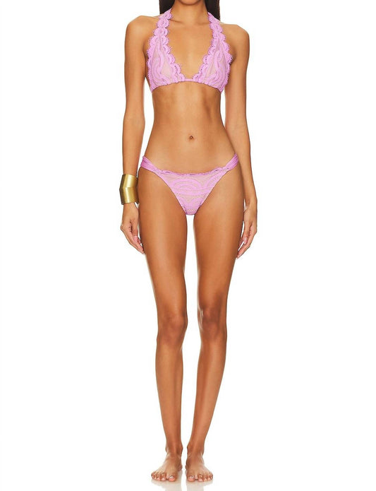 Pq Swim - Women's Lace Fanned Full Bikini Bottom