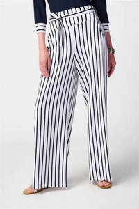 Joseph Ribkoff - Women's Striped Wide-leg Pants
