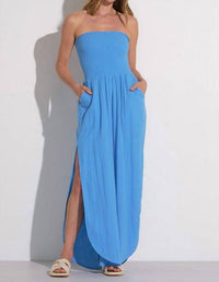 Elan - Strapless Smock Jumpsuit