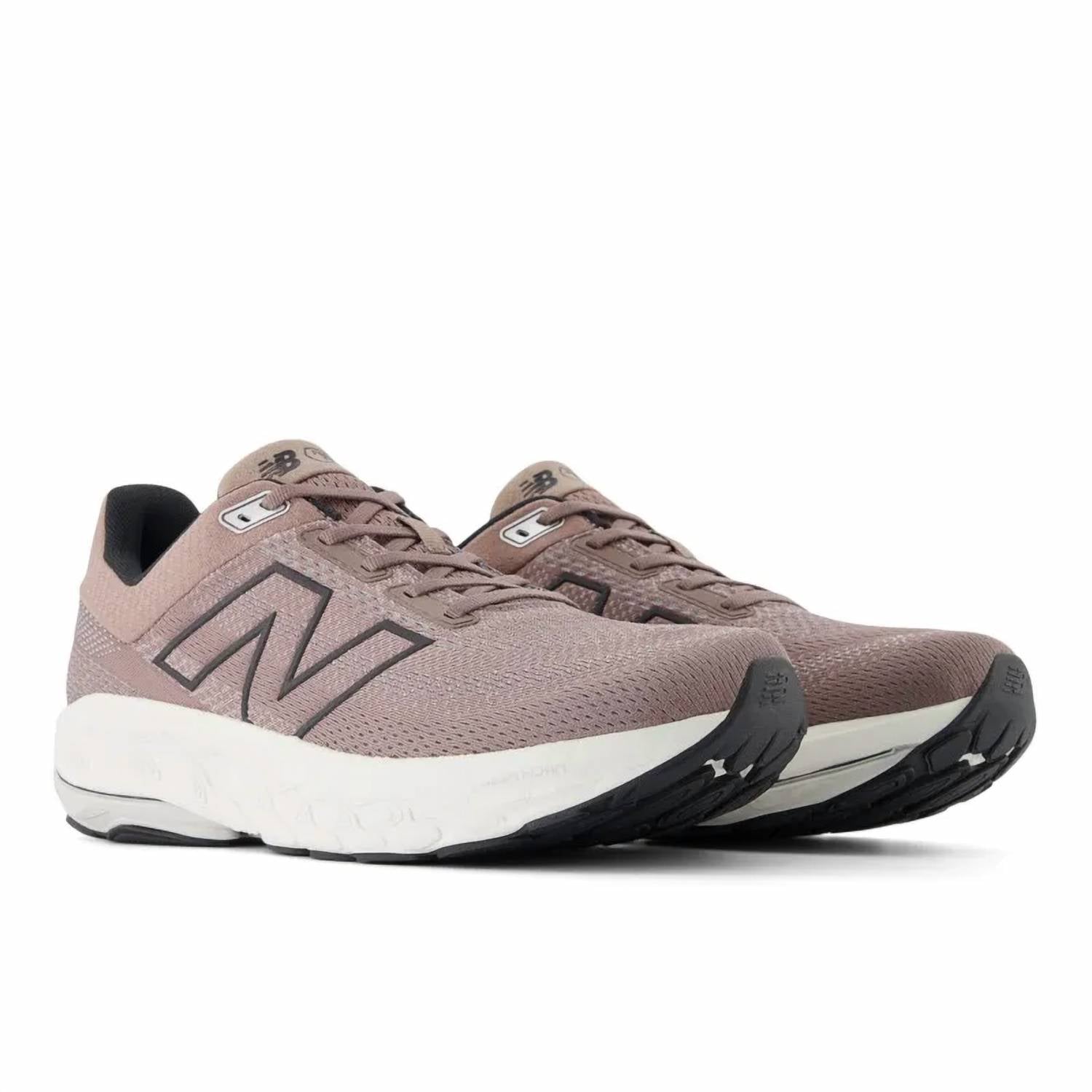 New Balance Men's Fresh Foam X 860v14 Running Shoes in brown grey 1 - men's shoe - detail view