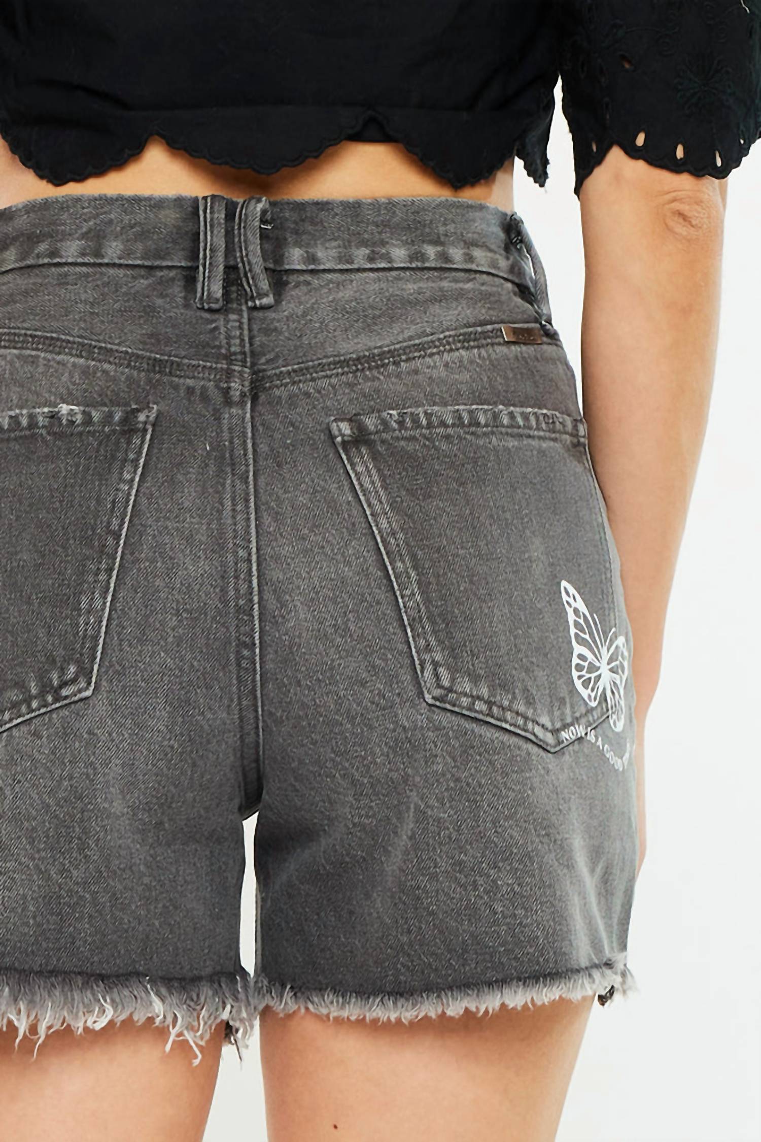 Kancan - Ariya Ultra High Rise 90's Boyfriend Shorts