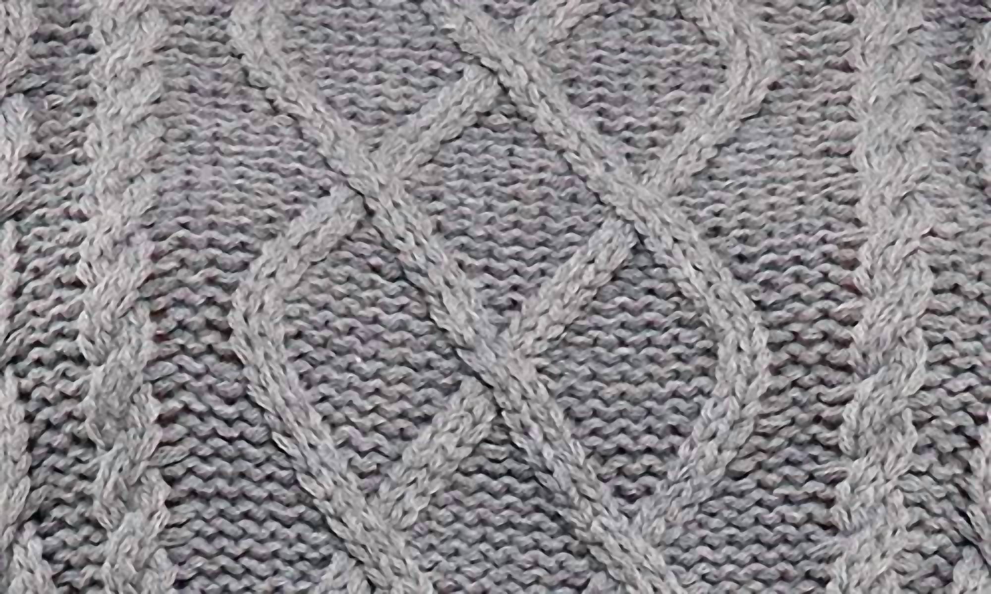 Blu Pepper - Mixed Media Cable Sweater