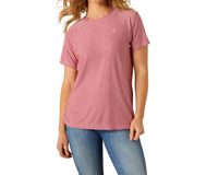 ARIAT Women's Laguna Logo Top in pink - women's t-shirt