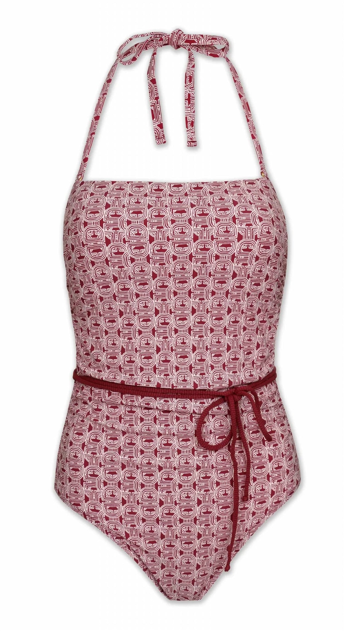Helen Jon - Belted Bandeau One-piece